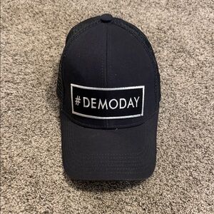 Black #DEMODAY Trucker Hat